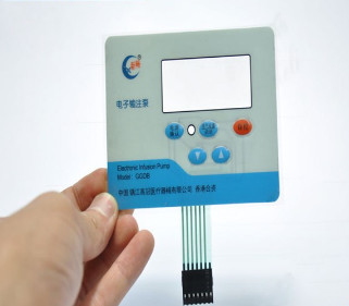 Push Button Membrane Panel Switch Waterproof Silk Screen Printing
