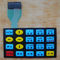 4*4 Matrix Array/Matrix Keyboard 16 Key custom Membrane Switch Keypads