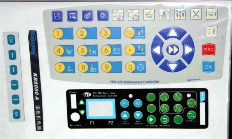 Silk Screen Printing Graphic Overlay And Touch Screen Panel With 3M ...