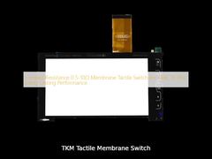 Contact Resistance 0.5-10Ω Membrane Tactile Switch for -40C To 85C Long-Lasting Performance